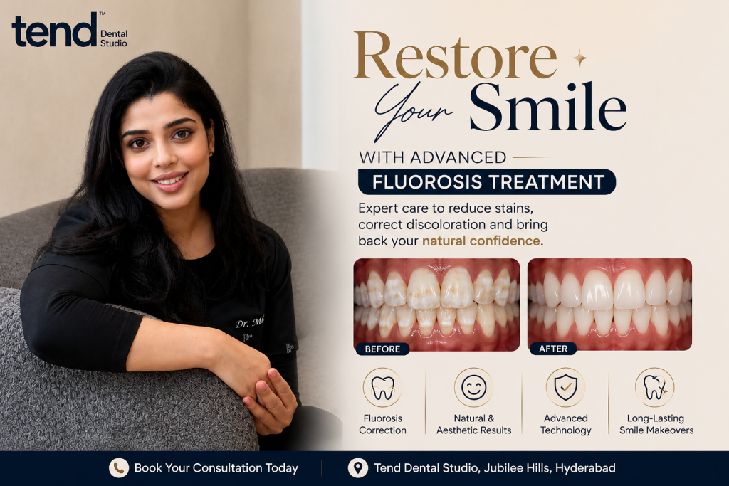 Best Cosmetic Dentist for Fluorosis Teeth Treatment in Hyderabad | Dr. Madhurima Ravipalli
